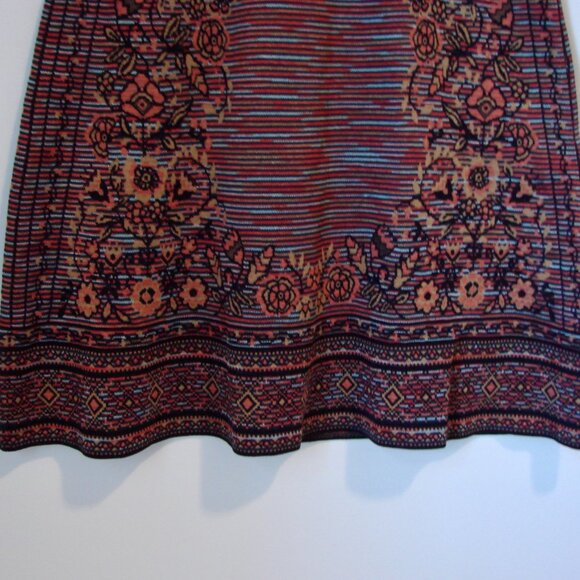 Missoni Knit Wool Blend Dress Multicolour Pattern Long Sleeve Size 44 or 8 - Picture 9 of 12